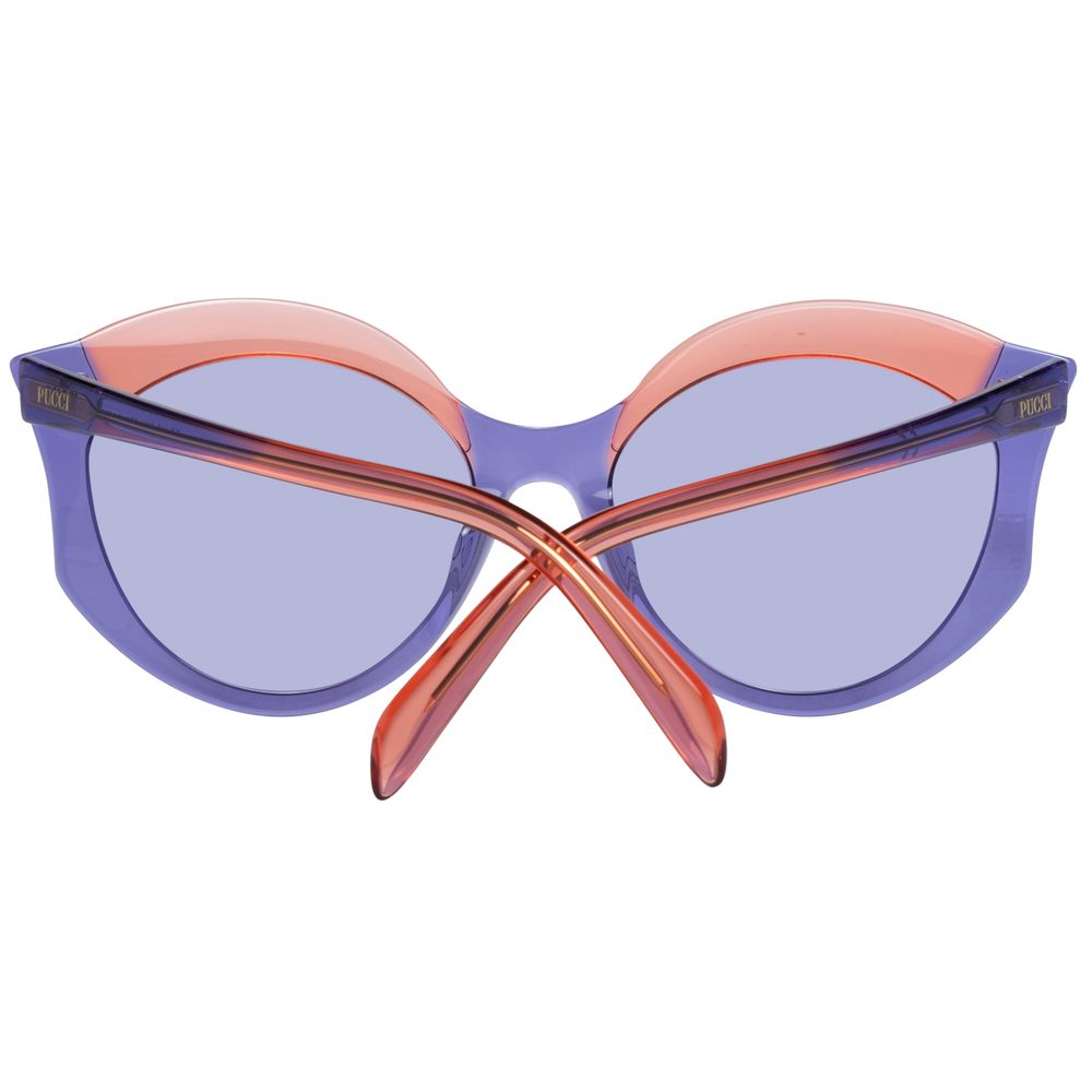 Emilio Pucci Violette Sonnenbrille aus Kunststoff