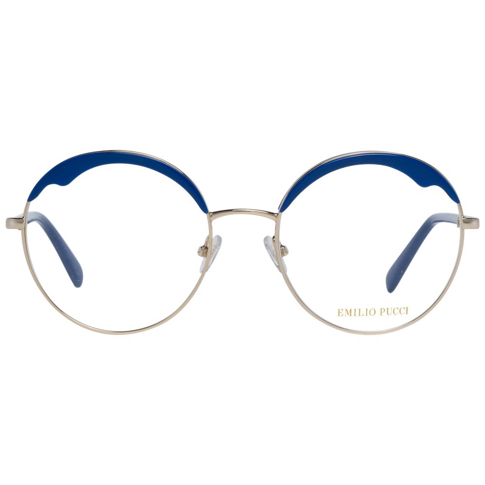 Emilio Pucci Blaue Brille aus Metall & Kunststoff (Fassung)