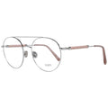 Tod's Silberne Metall- und Lederbrille (Gestelle)