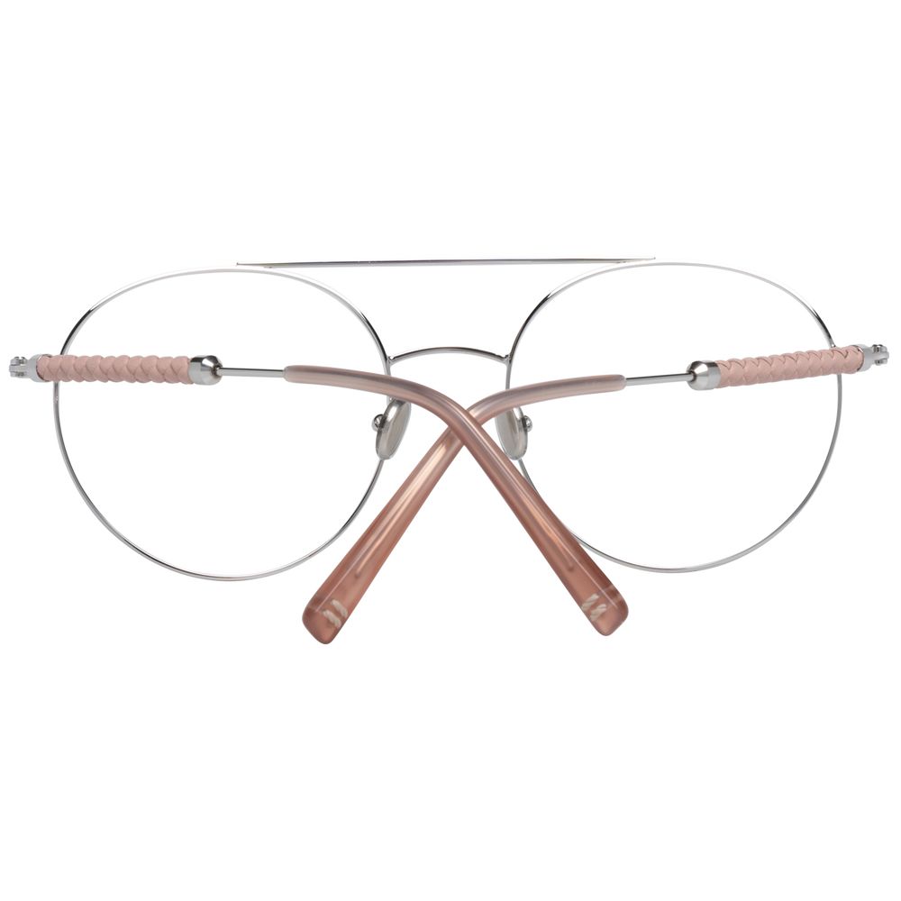 Tod's Silberne Metall- und Lederbrille (Gestelle)