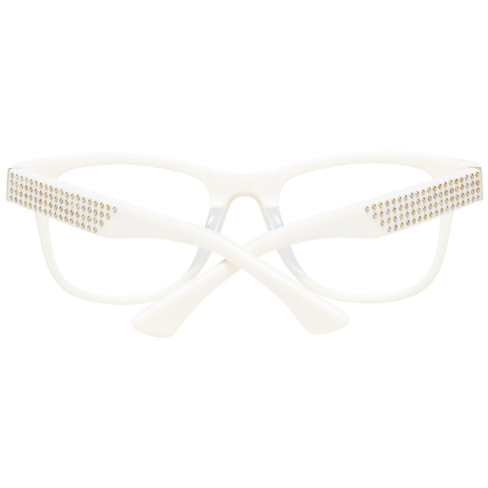 Zadig & Voltaire Cremefarbene Kunststoffbrille (Gestell)