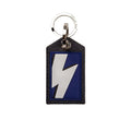 Neil Barrett Men's Blue Leather Key Ring