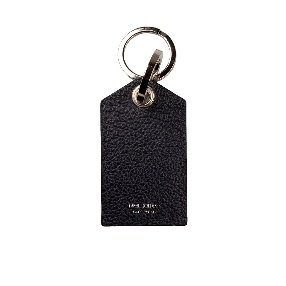 Neil Barrett Men's Blue Leather Key Ring