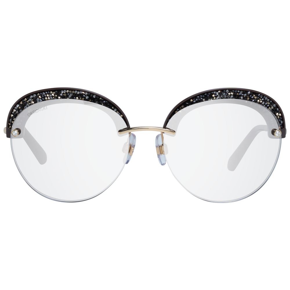 Swarovski Sonnenbrille aus Goldmetall & Kunststoff
