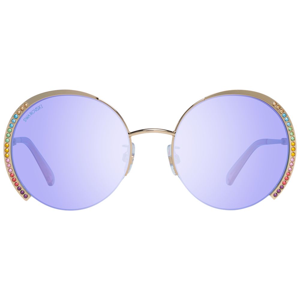 Swarovski Sonnenbrille aus Goldmetall