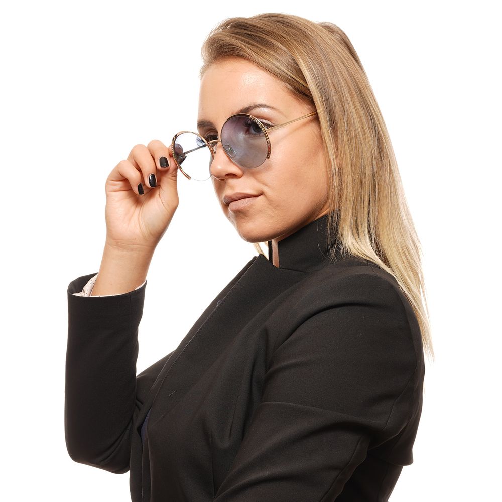 Swarovski Sonnenbrille aus Goldmetall