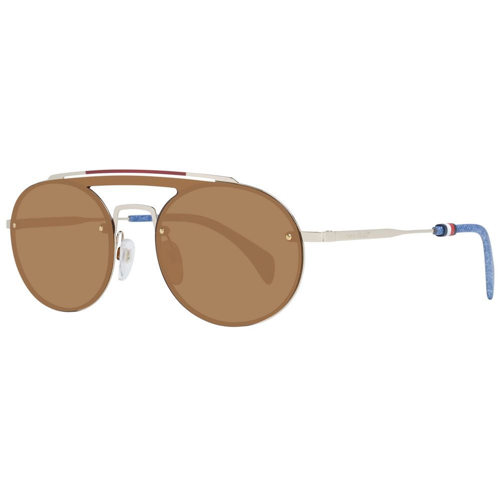 Tommy Hilfiger Sonnenbrille aus Goldmetall & Kunststoff