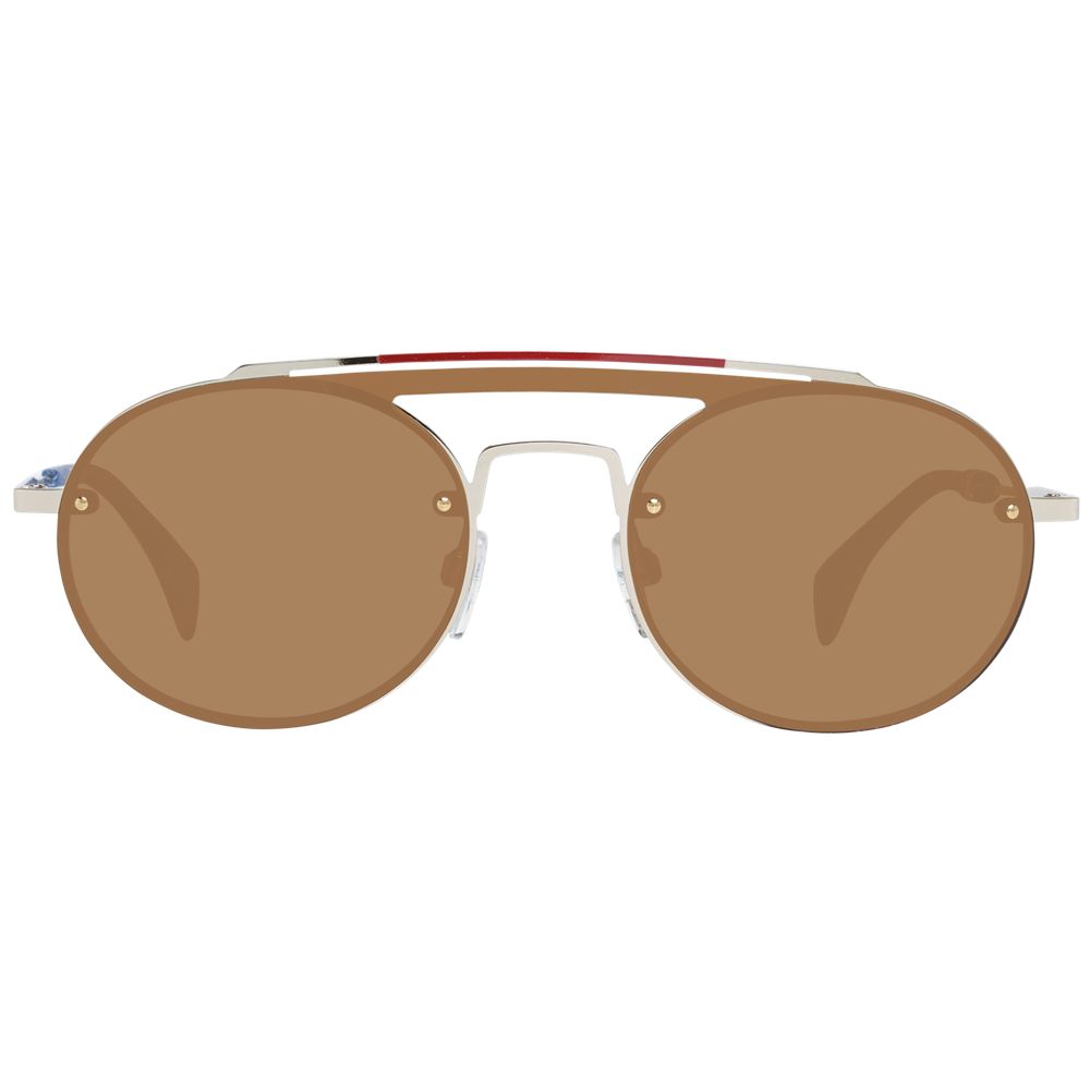 Tommy Hilfiger Sonnenbrille aus Goldmetall & Kunststoff