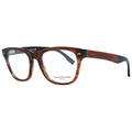 Ermenegildo Zegna Brown Plastic Glasses (Frame)