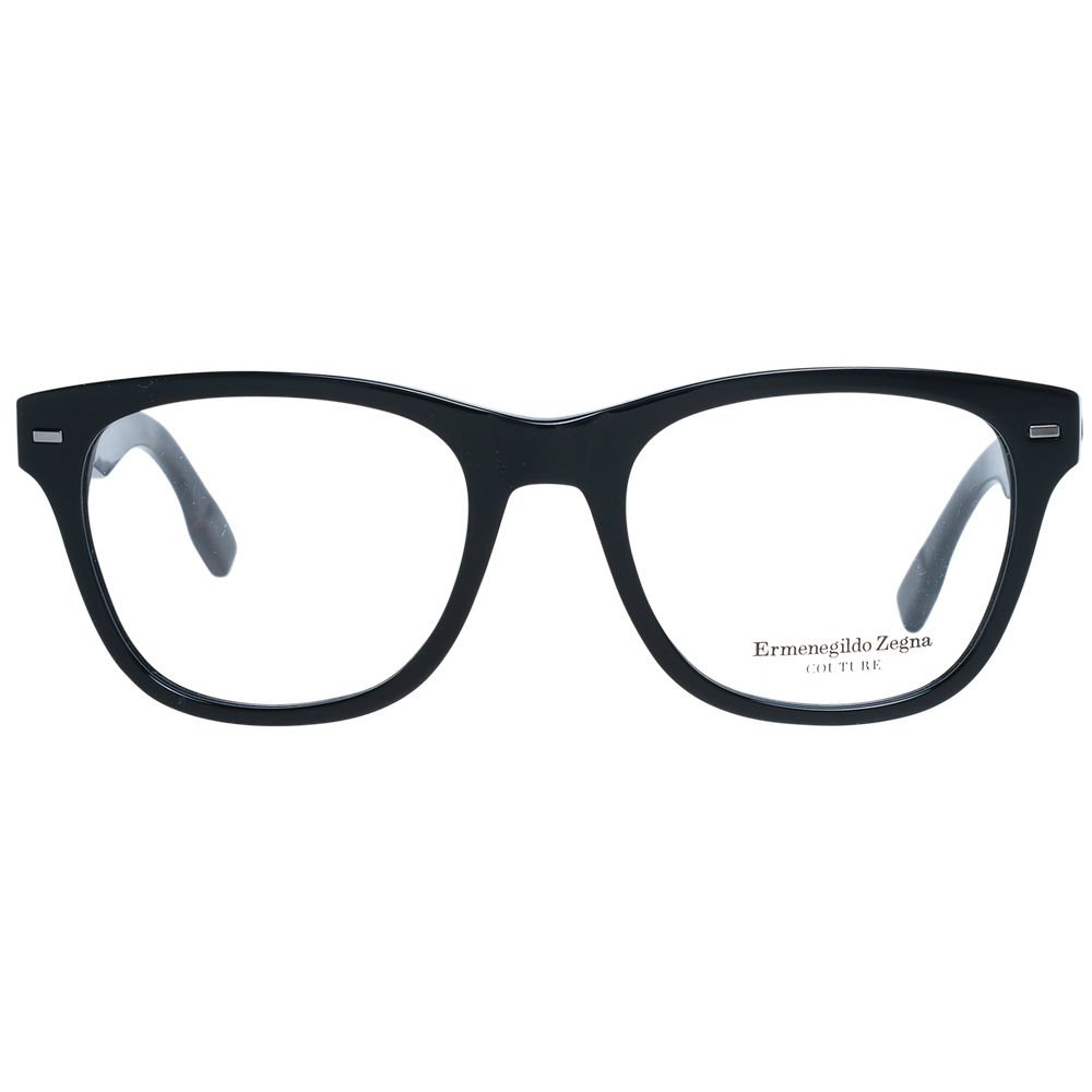 Ermenegildo Zegna Schwarze Kunststoffbrille (Gestell)