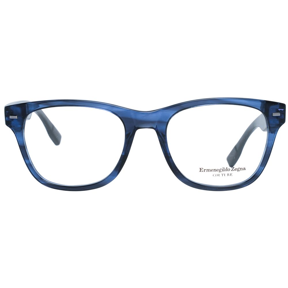 Ermenegildo Zegna Blaue Kunststoffbrille (Gestell)