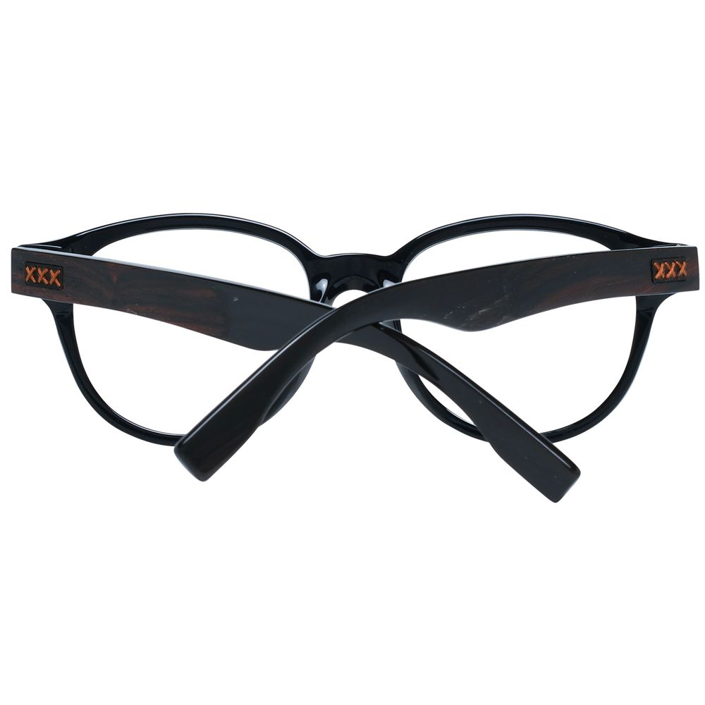 Ermenegildo Zegna Schwarze Kunststoffbrille (Gestell)
