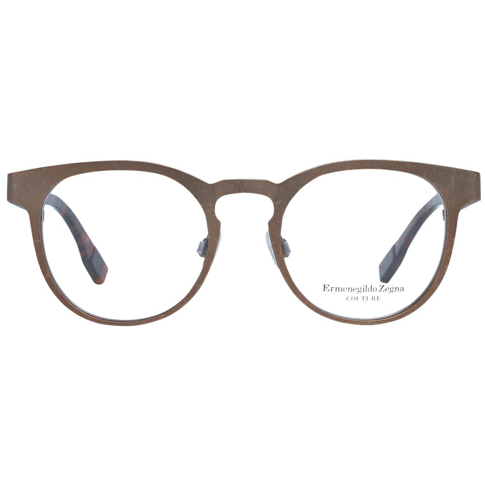Ermenegildo Zegna Bronze Titanium Eyeglass Frames