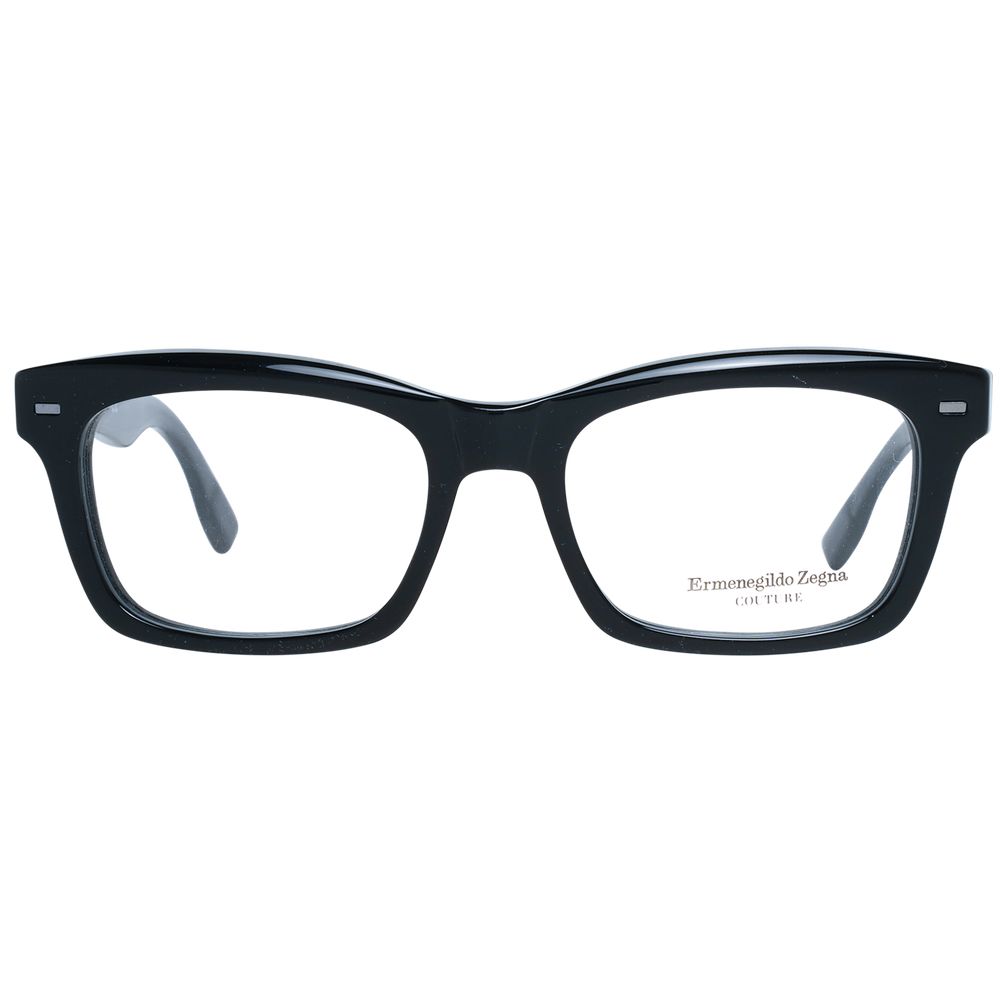 Ermenegildo Zegna Schwarze Kunststoffbrille (Gestell)