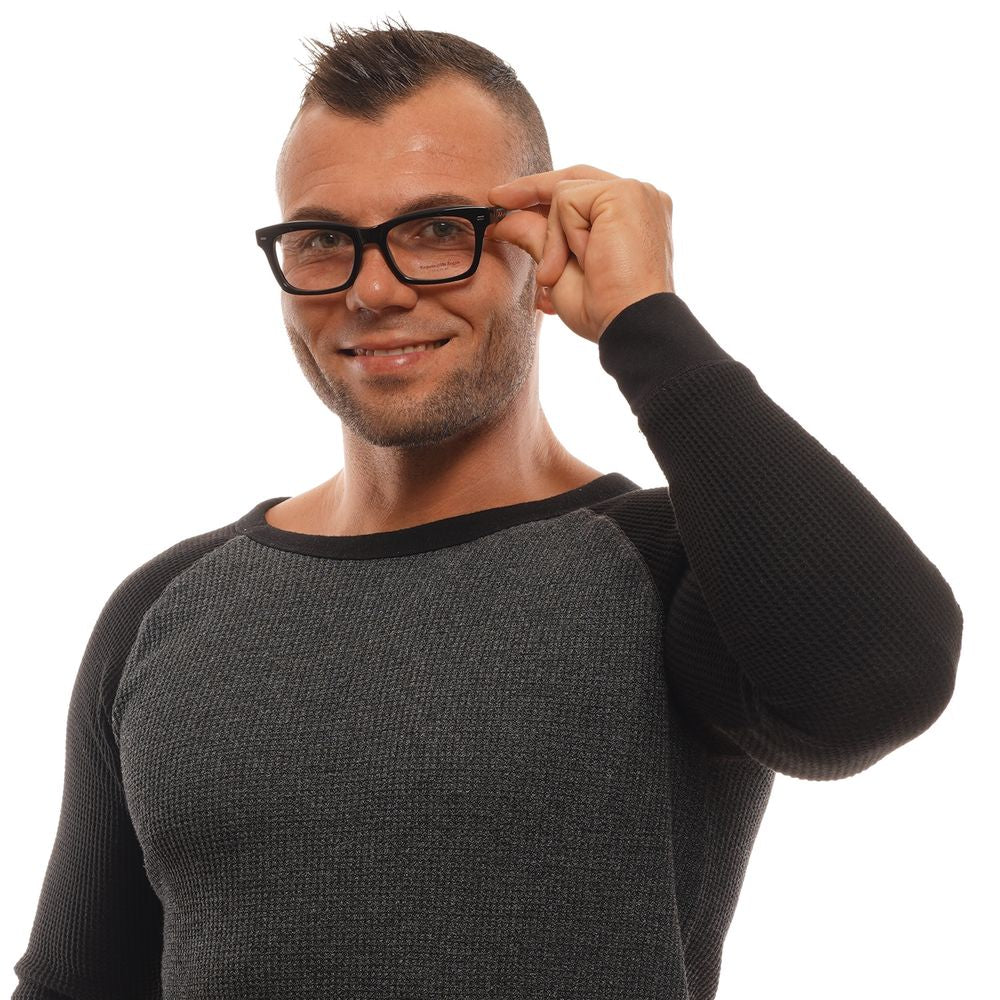 Ermenegildo Zegna Schwarze Kunststoffbrille (Gestell)