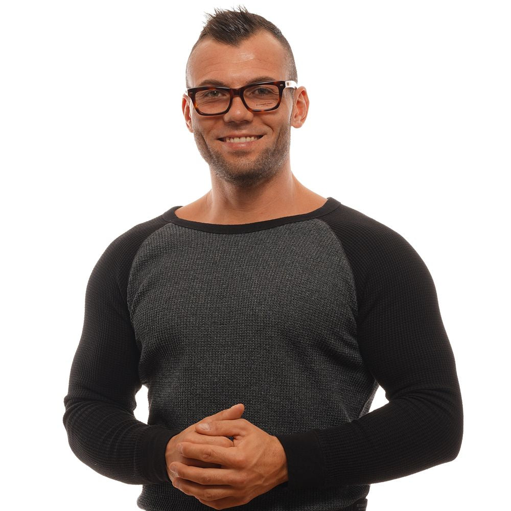 Ermenegildo Zegna Brown Plastic Glasses (Frame)