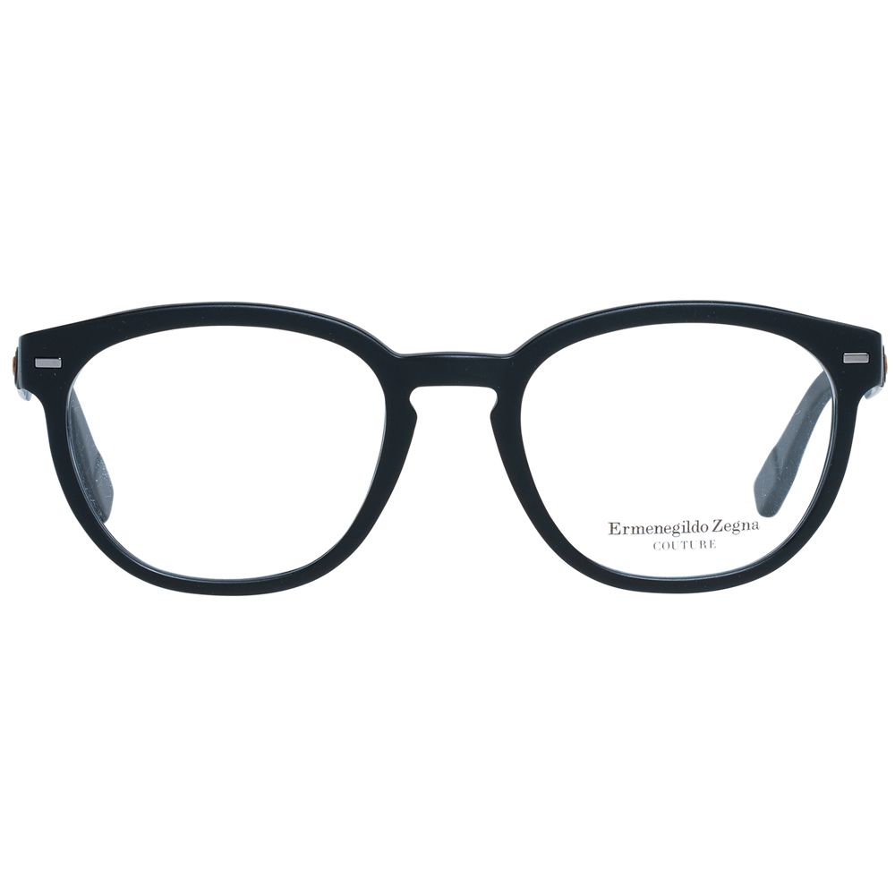 Ermenegildo Zegna Schwarze Kunststoffbrille (Gestell)