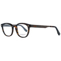 Ermenegildo Zegna Brown Plastic Glasses (Frame)