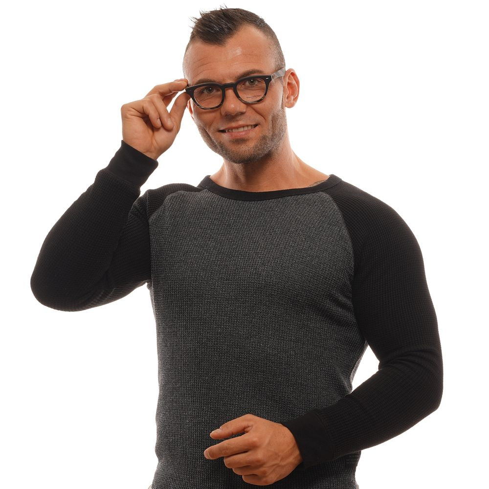 Ermenegildo Zegna Black Plastic Eyeglasses (Frame)