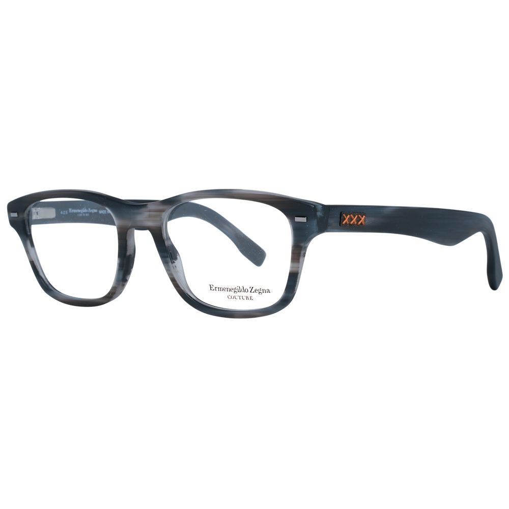 Ermenegildo Zegna Grey Plastic Glasses (Frame)