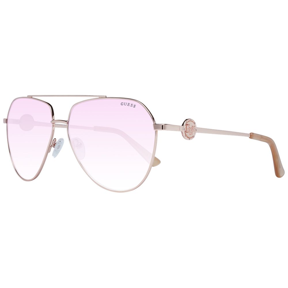 Guess Sunglasses with Rose Gold Metal Frame