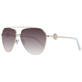 Guess Gold Metal Frame Sunglasses