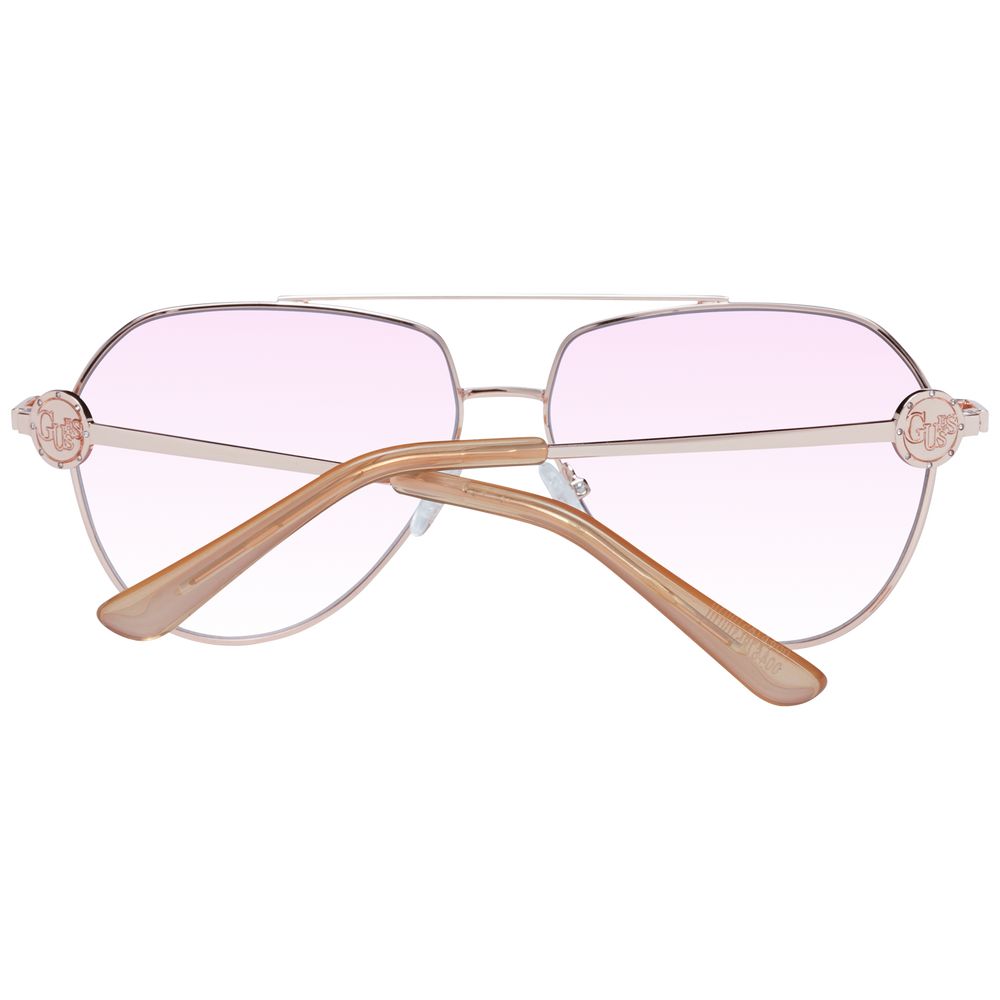 Guess Sunglasses with Rose Gold Metal Frame