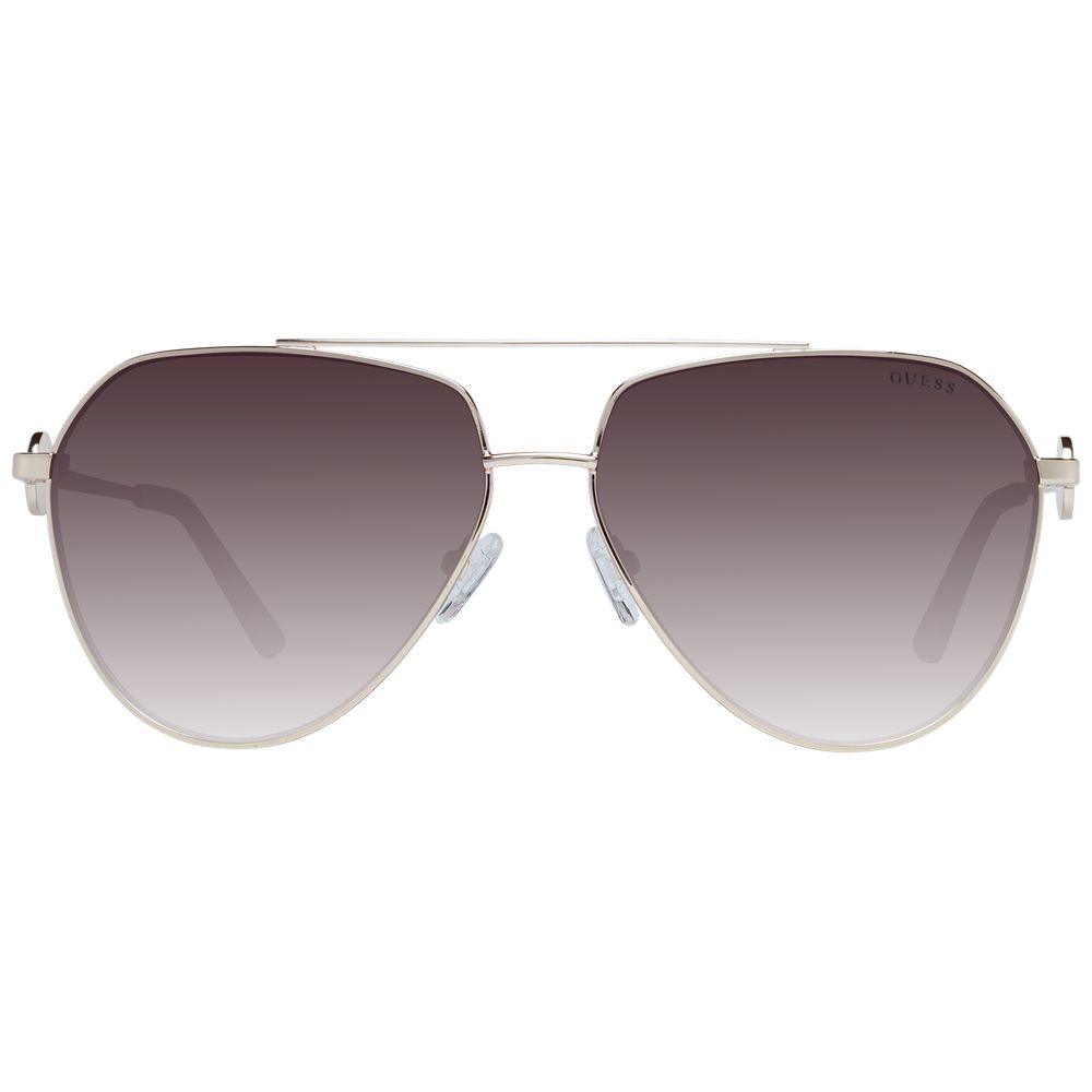 Guess Gold Metal Frame Sunglasses