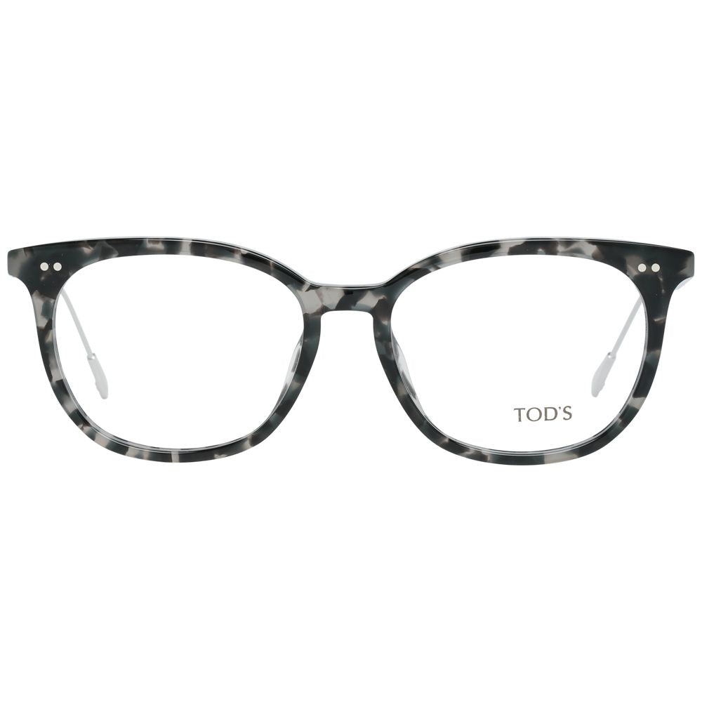 Tod's Brille aus schwarzem Metall & Kunststoff (Gestell)