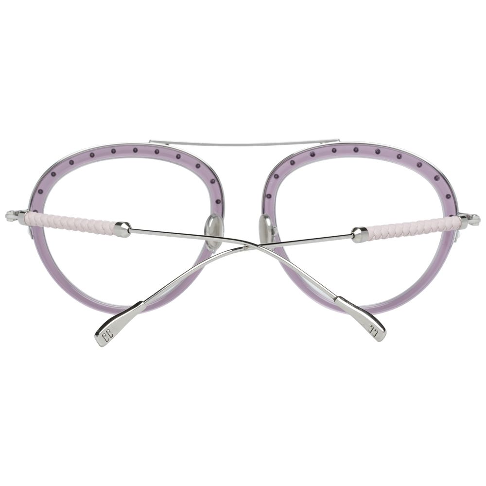Tod's Lila Metall- und Lederbrille (Rahmen)