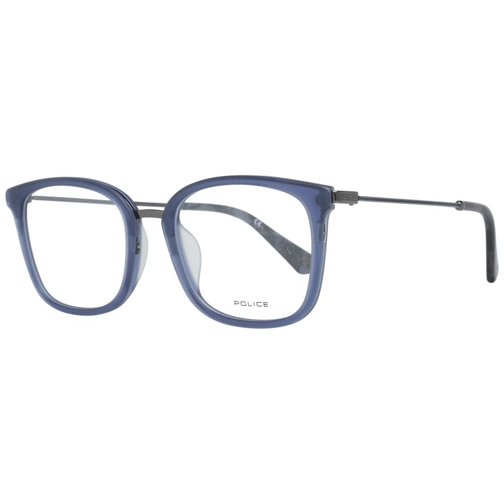 Police Blaue Brille aus Metall & Kunststoff (Fassung)