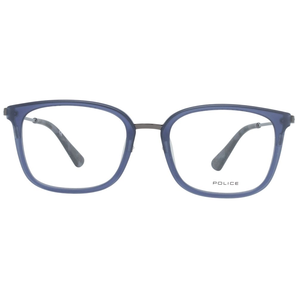 Police Blaue Brille aus Metall & Kunststoff (Fassung)