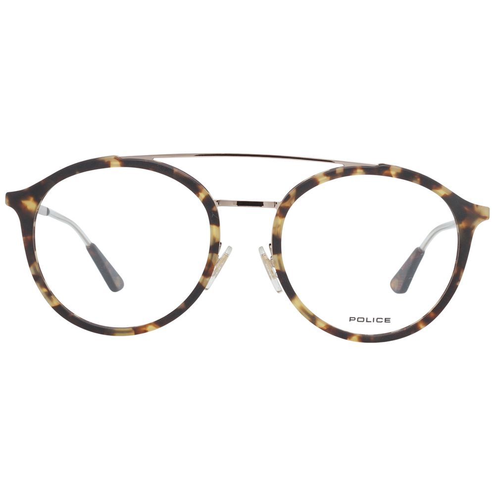 Police Brown Metal and Plastic Glasses (Frames)