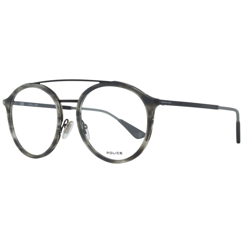 Police Grau-Metall- und Kunststoffbrille (Gestelle)