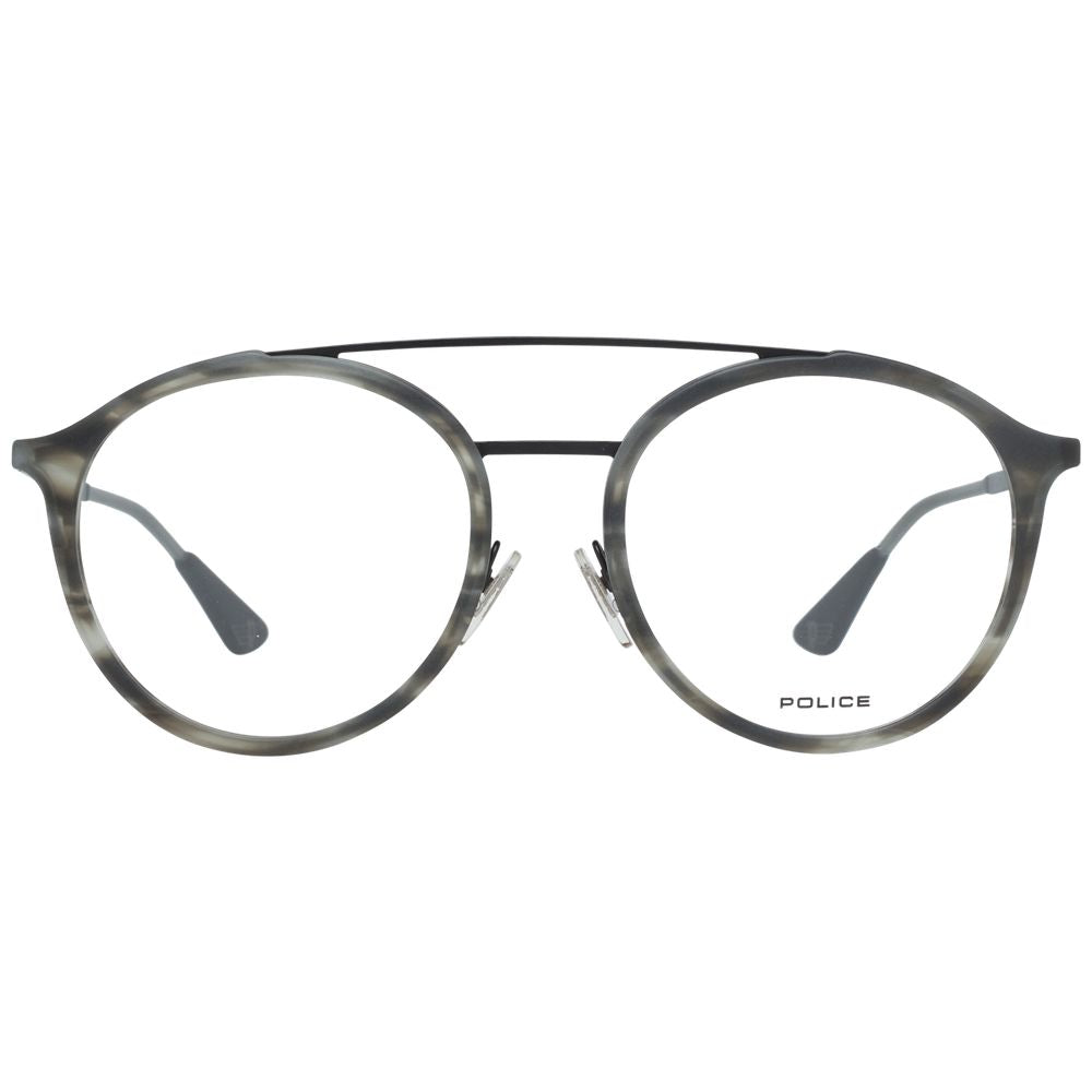 Police Grau-Metall- und Kunststoffbrille (Gestelle)