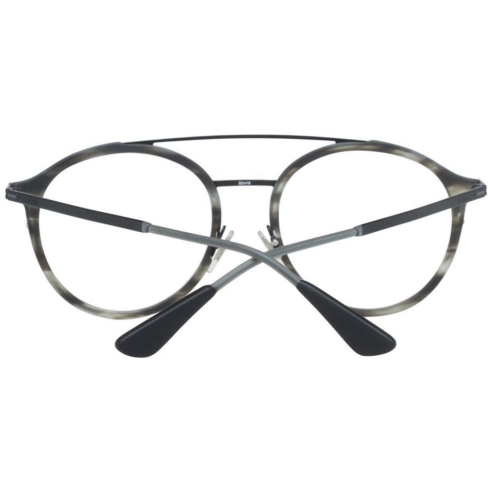 Police Grau-Metall- und Kunststoffbrille (Gestelle)