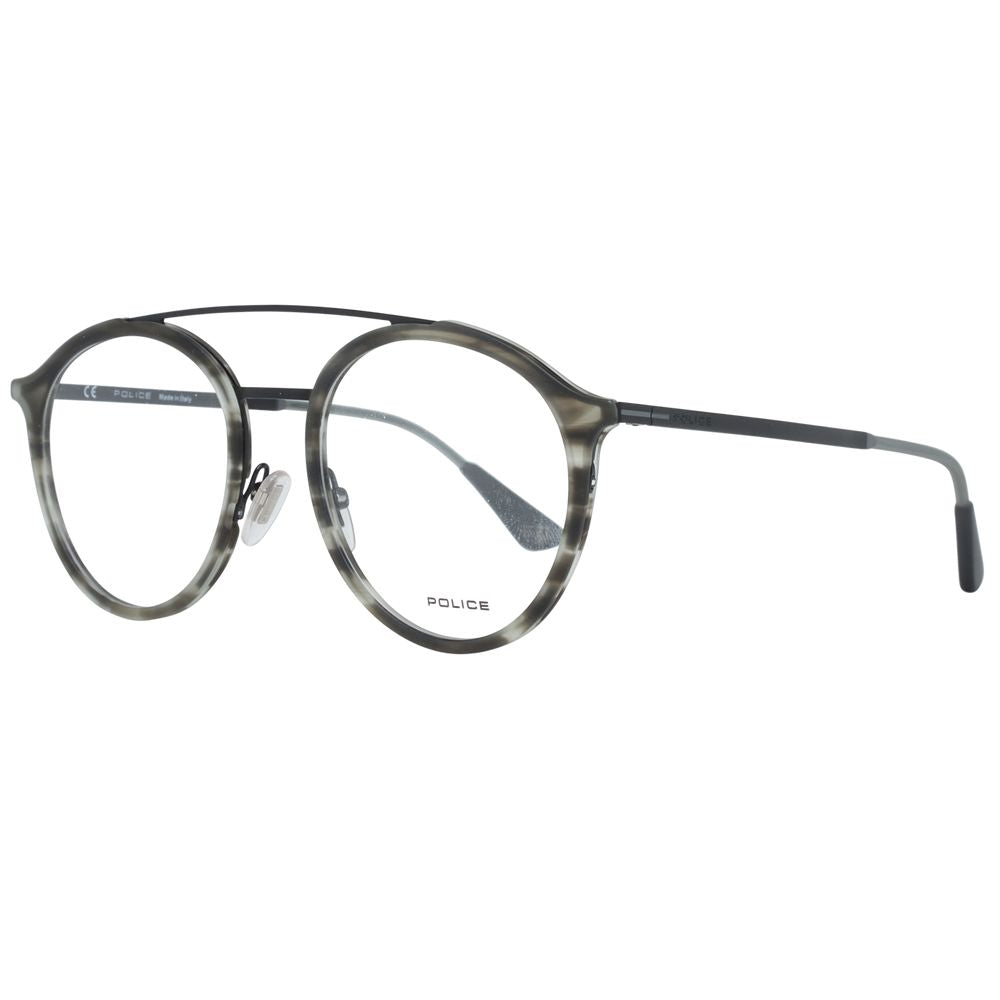 Police Gray Metallic & Plastic Glasses (Frames)