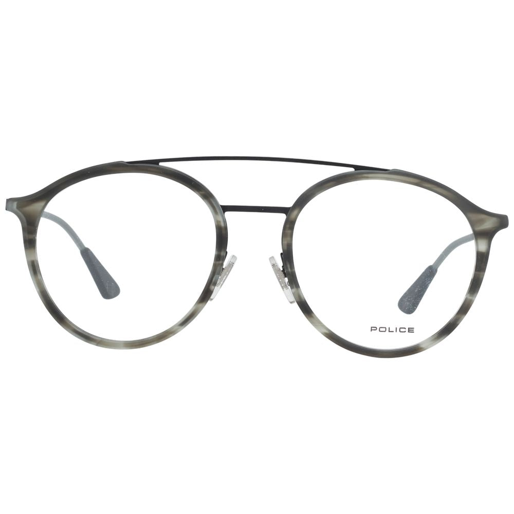 Police Gray Metallic & Plastic Glasses (Frames)