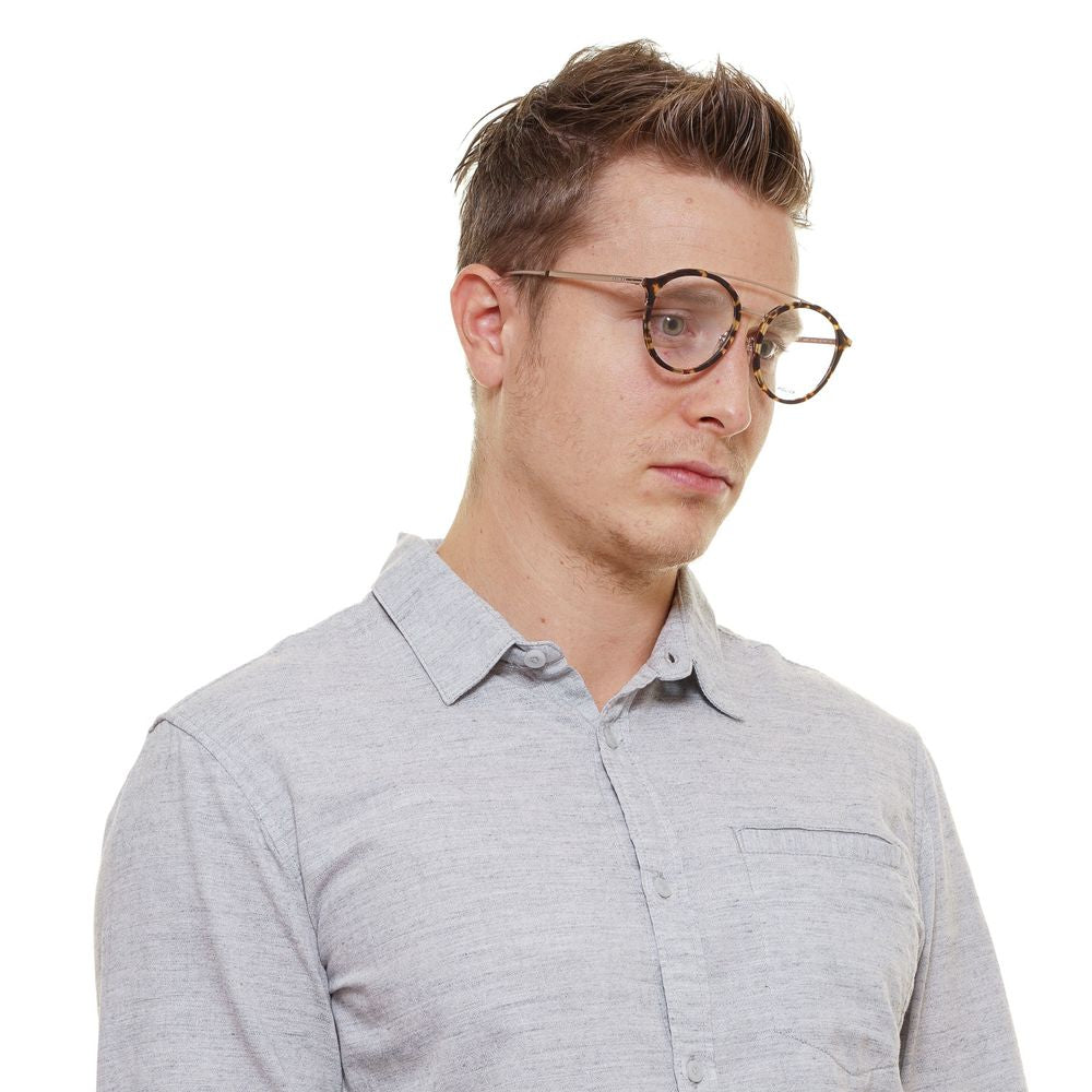 Police Brown Metal and Plastic Glasses (Frames)