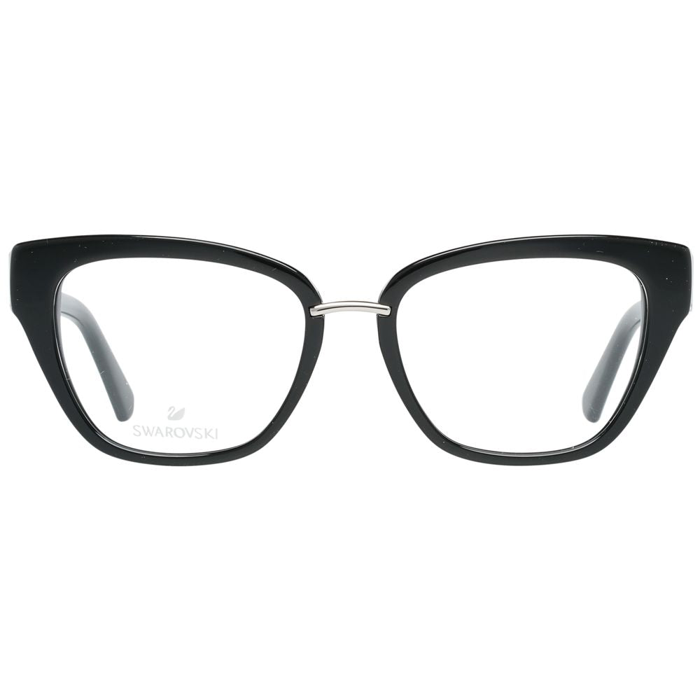 Swarovski Brille aus schwarzem Metall & Kunststoff (Gestell)