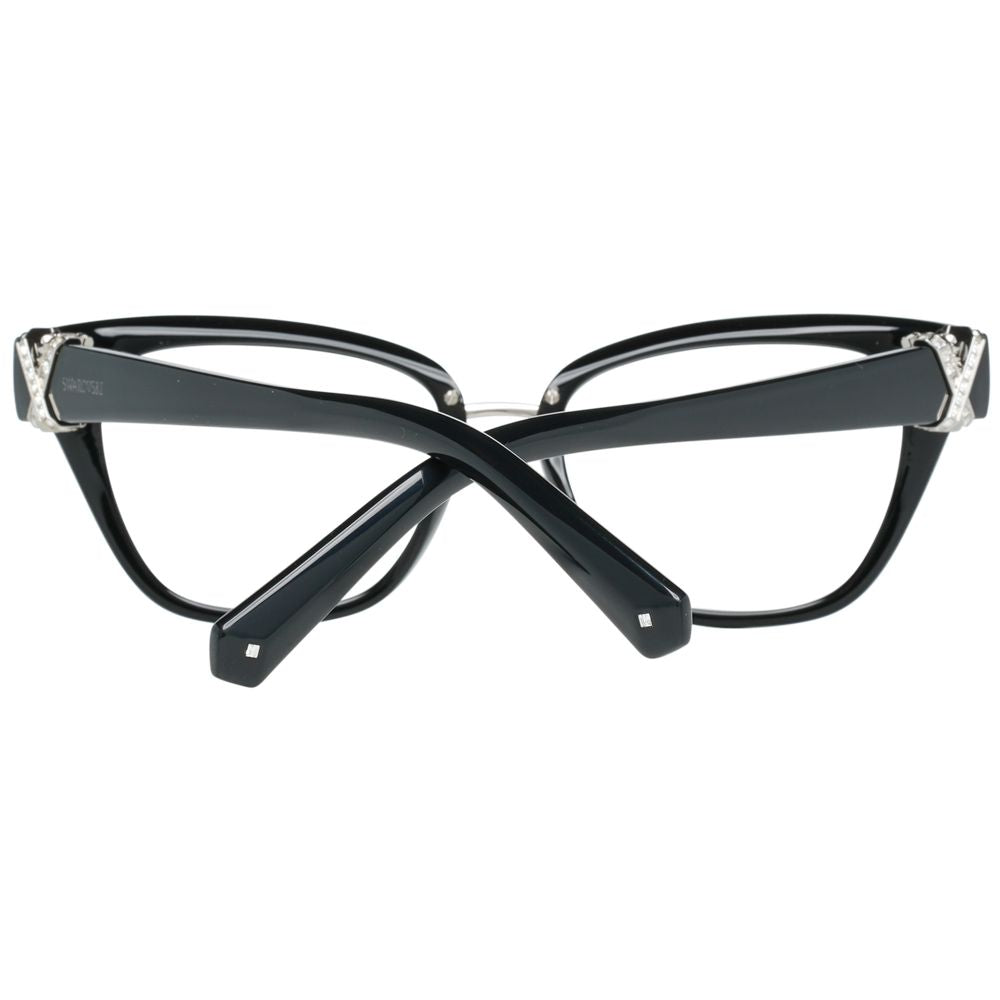 Swarovski Brille aus schwarzem Metall & Kunststoff (Gestell)