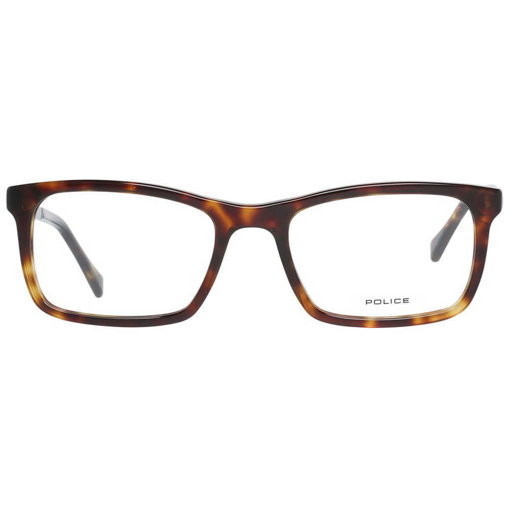 Police Brown Plastic Spectacle Frames