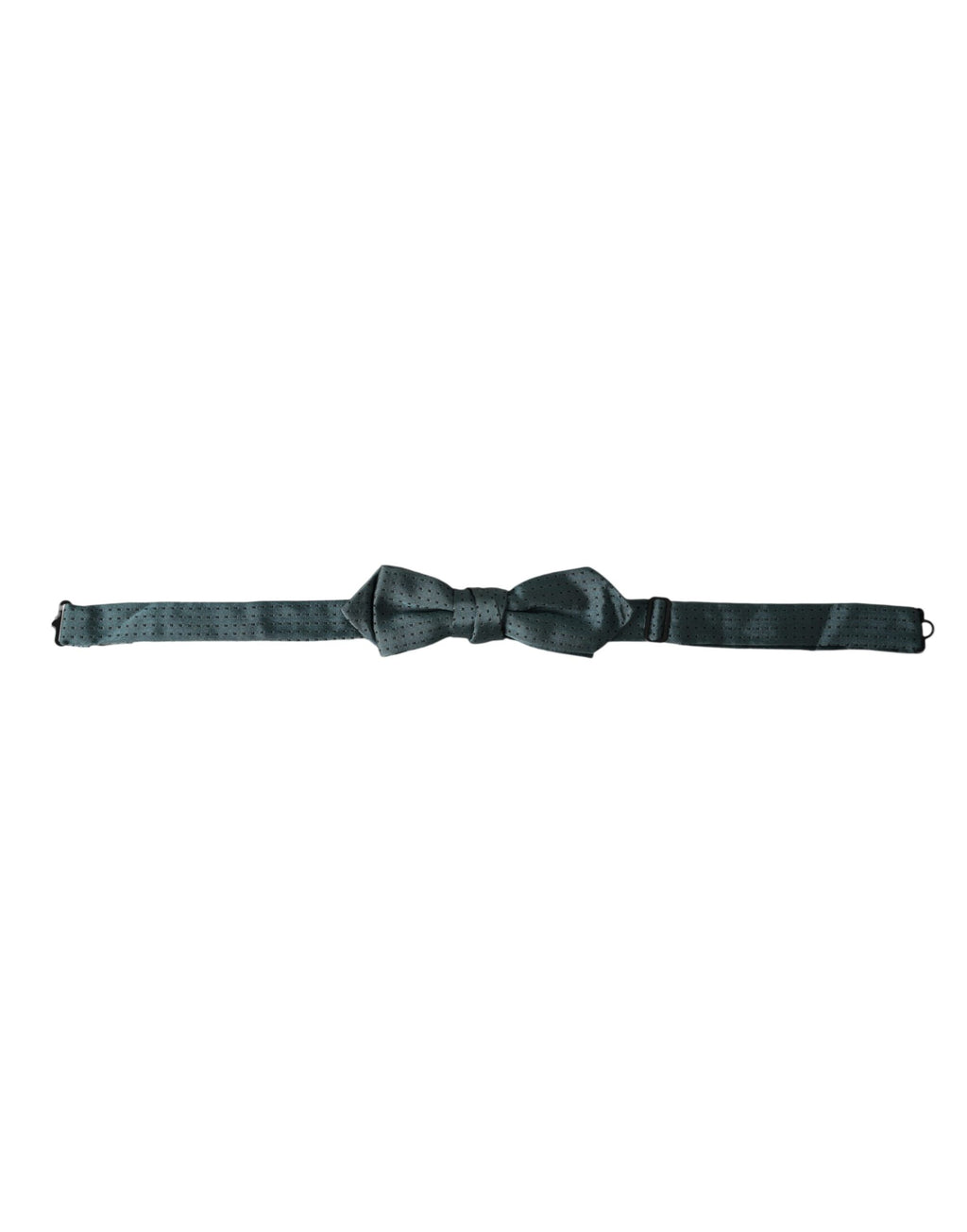 Dolce & Gabbana Green Silk Fantasy Adjustable Neck Men's Bow Tie