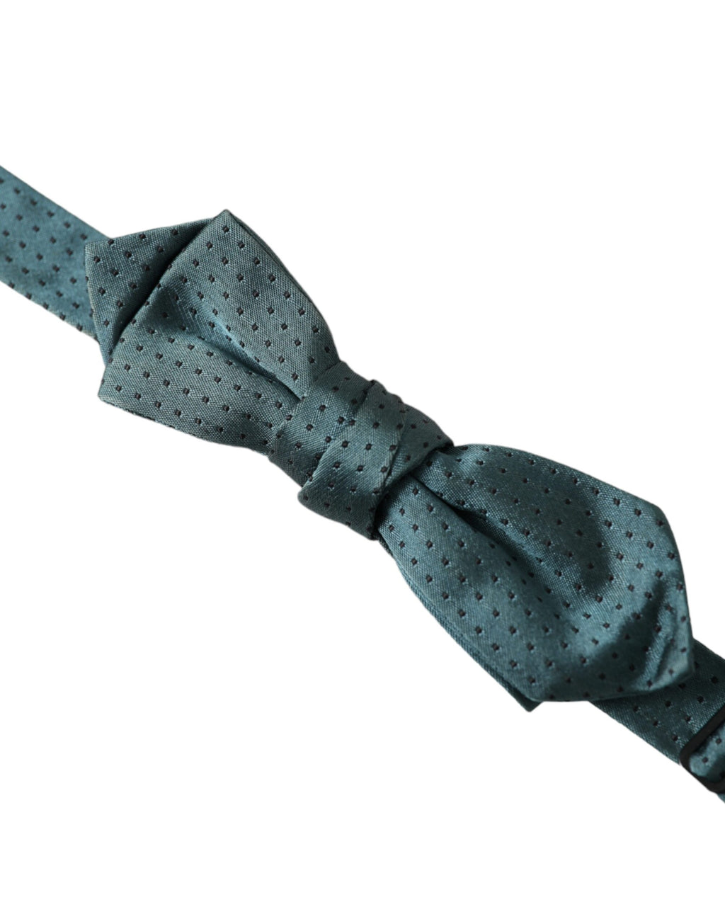 Dolce & Gabbana Green Silk Fantasy Adjustable Neck Men's Bow Tie