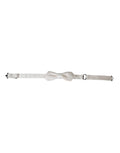 Dolce & Gabbana White Silk Adjustable Neck Men's Bow Tie
