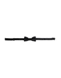 Dolce & Gabbana Black Silk Adjustable Neck Men's Bow Tie