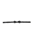 Dolce & Gabbana Black Silk Jacquard Adjustable Neck Men's Bow Tie