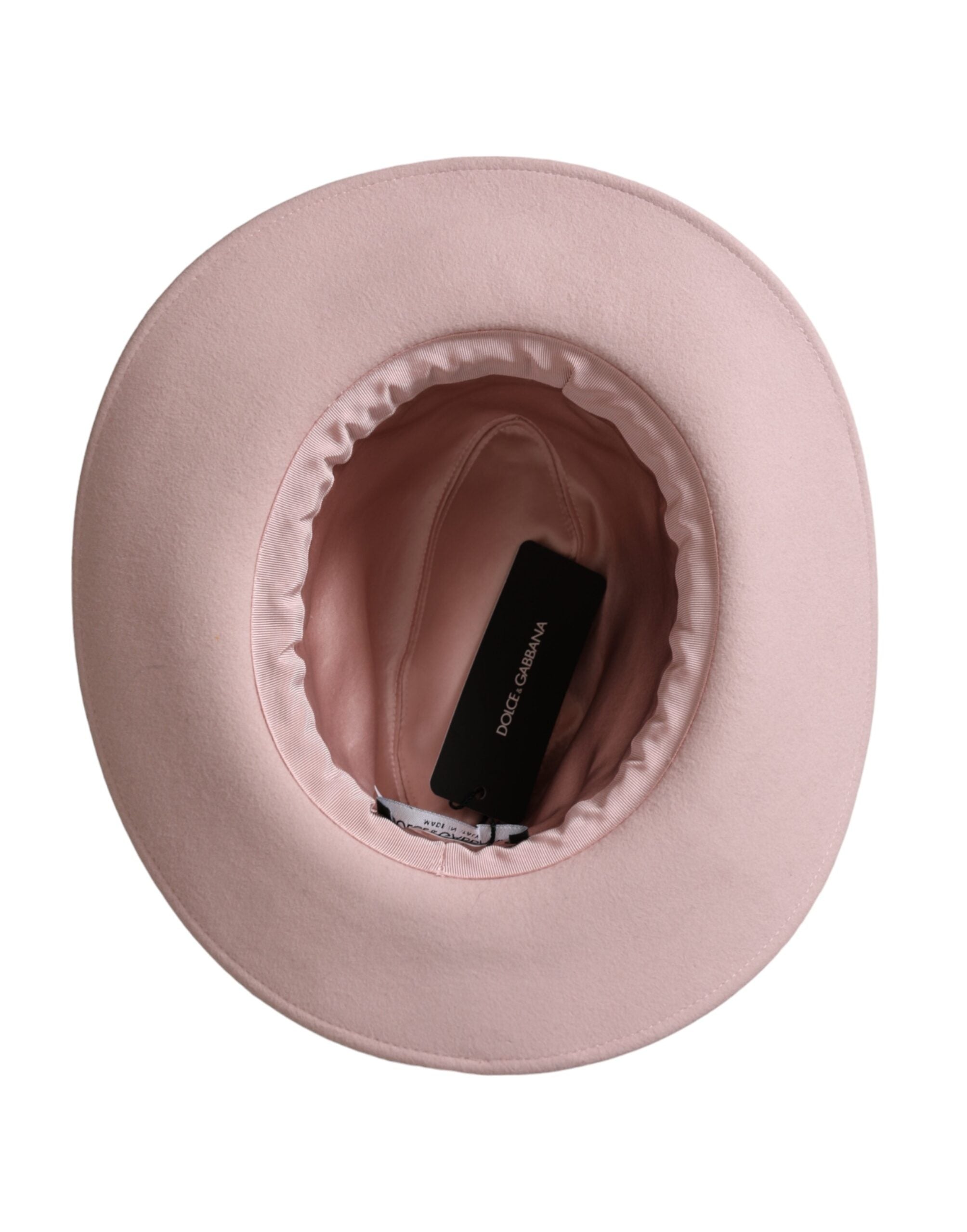 Dolce & Gabbana Pink Rabbit Fedora Trilby Women's Hat