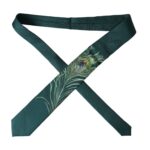 Dolce & Gabbana Green Printed 100% Silk Adjustable Men's Tie