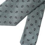 Dolce & Gabbana Green Patterned Men's Tie Made of 100% Silk